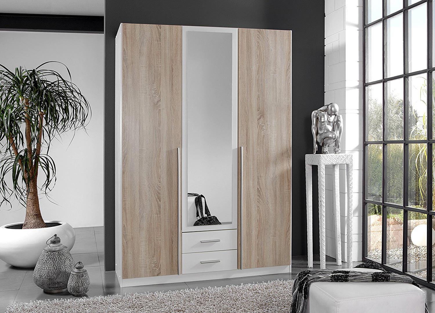 Armoire 3 portes pas cher 135 cm