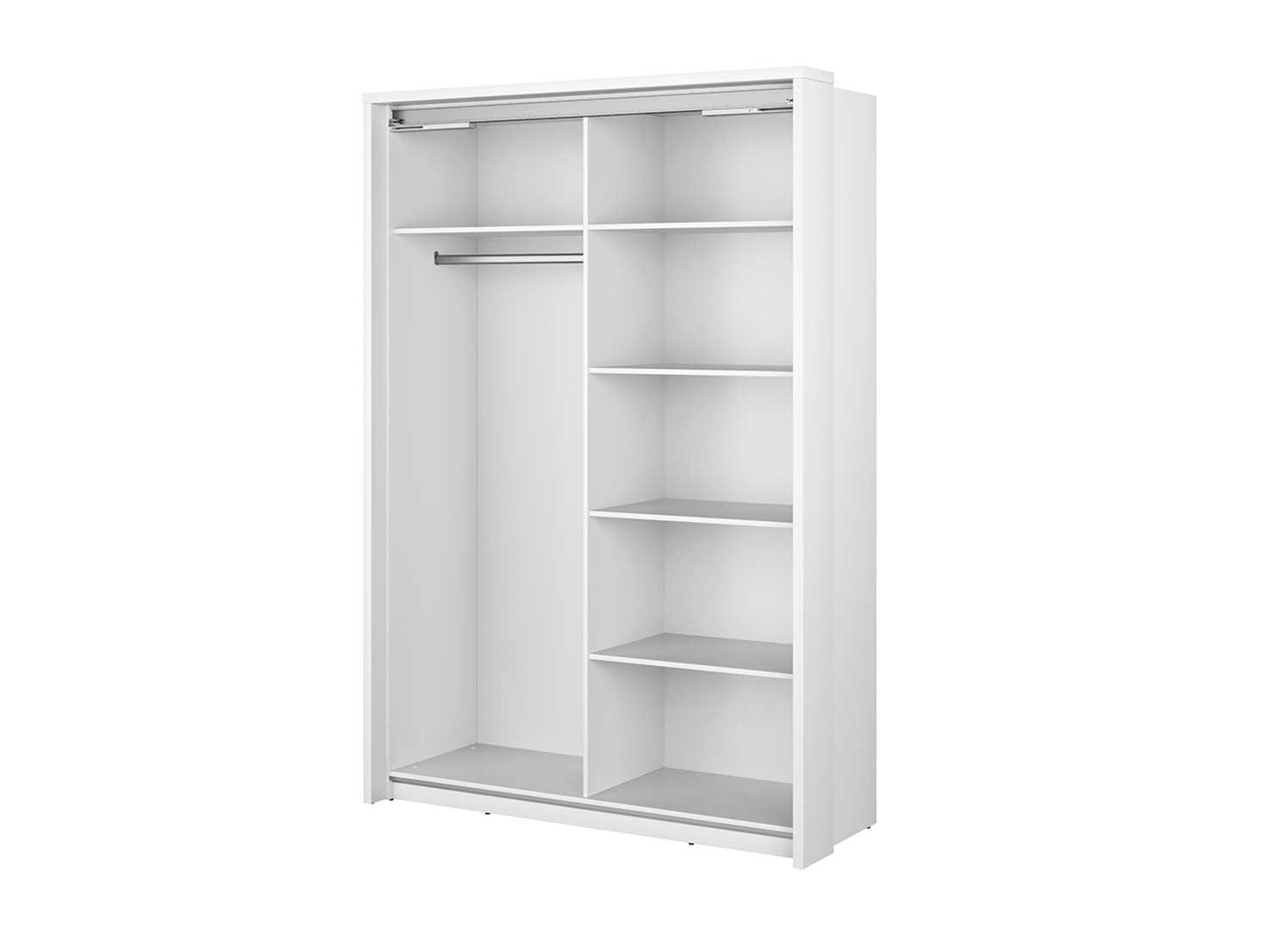Armoire à portes coulissantes blanche