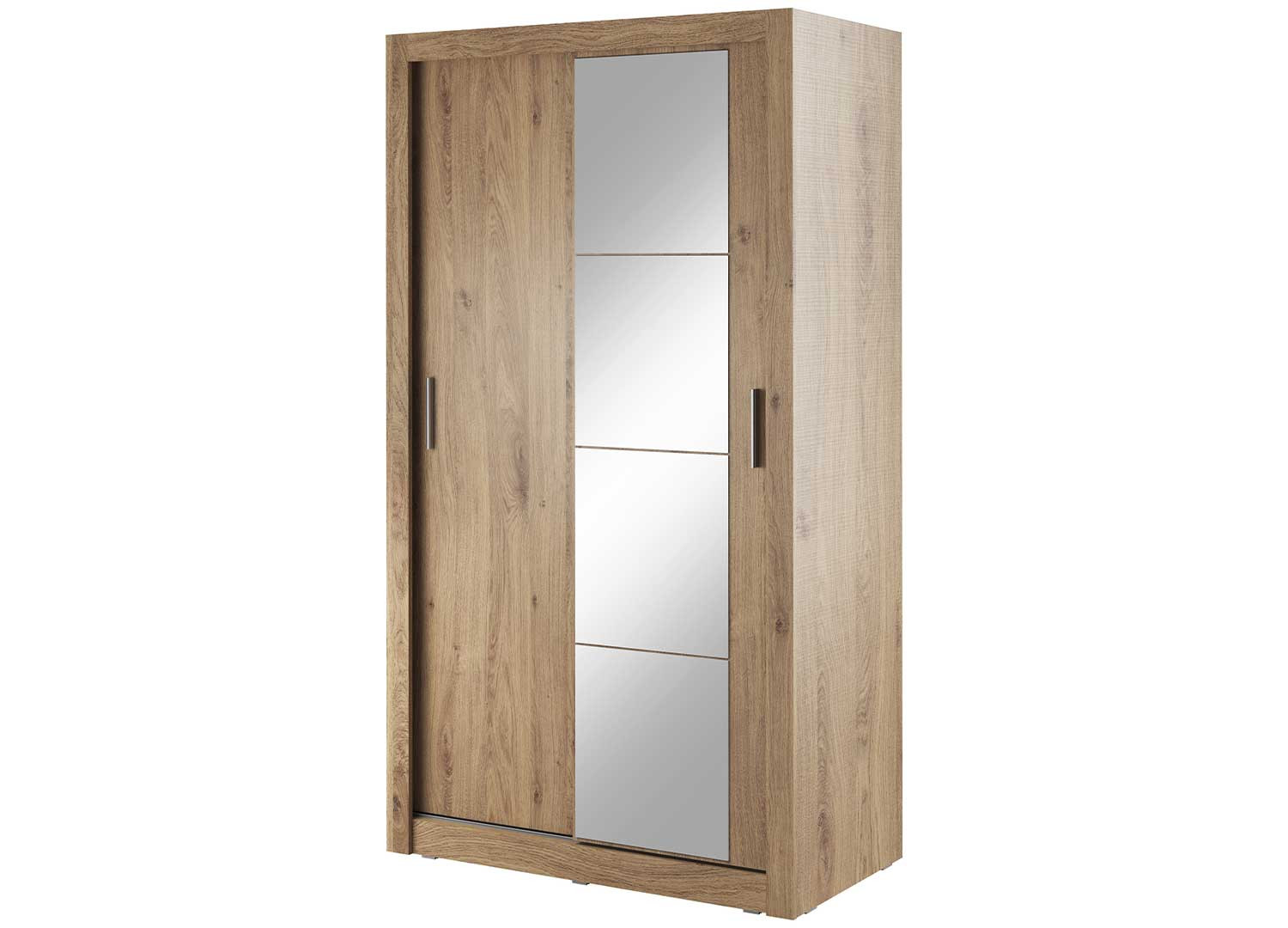 Armoire chêne shetland 2 portes coulissantes 120 cm