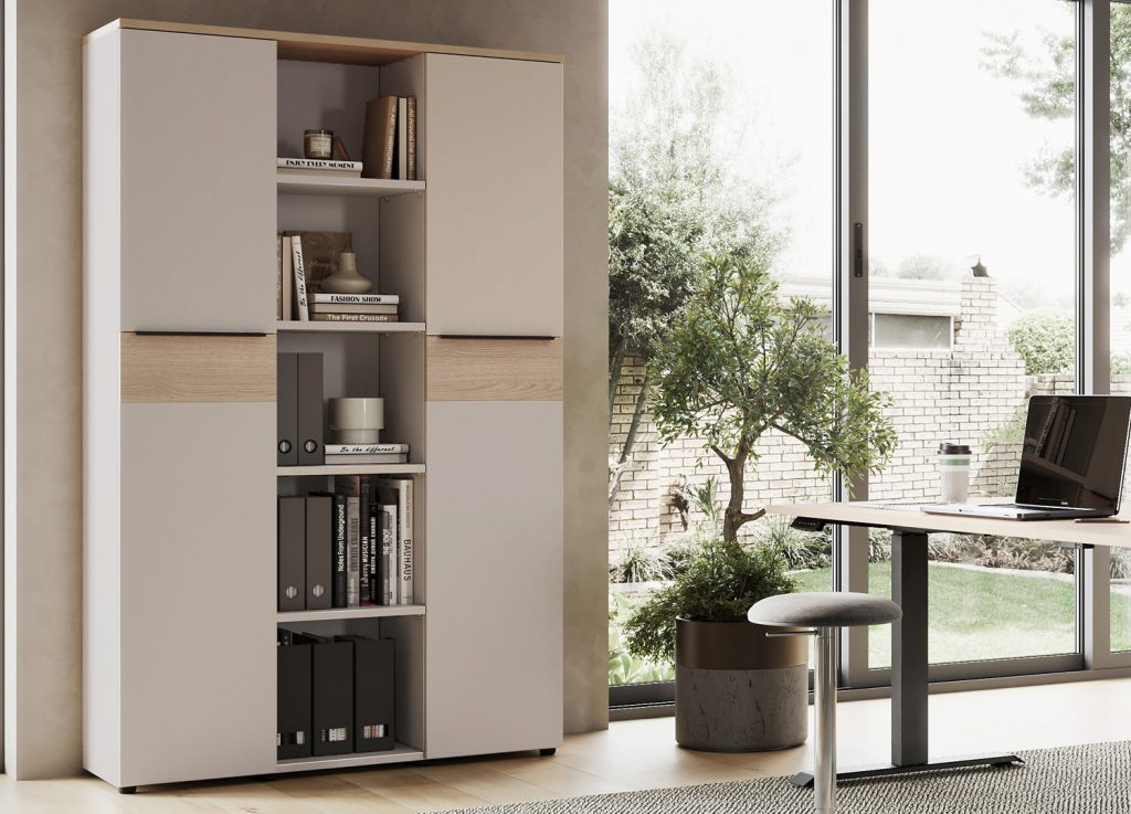 Armoire de bureau 2 portes 197 cm Oviedo