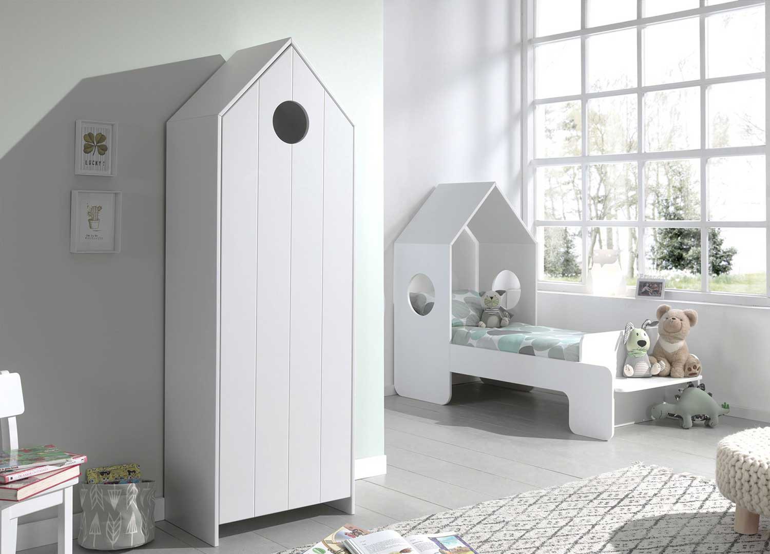 Armoire de rangement chambre enfant couleur vert menthe