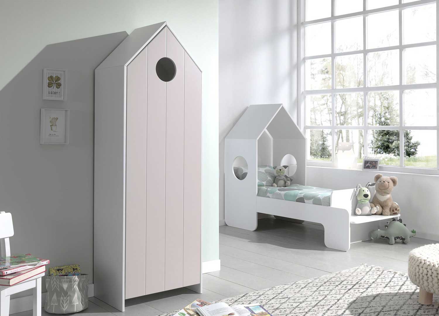 Armoire de rangement chambre enfant couleur vert menthe