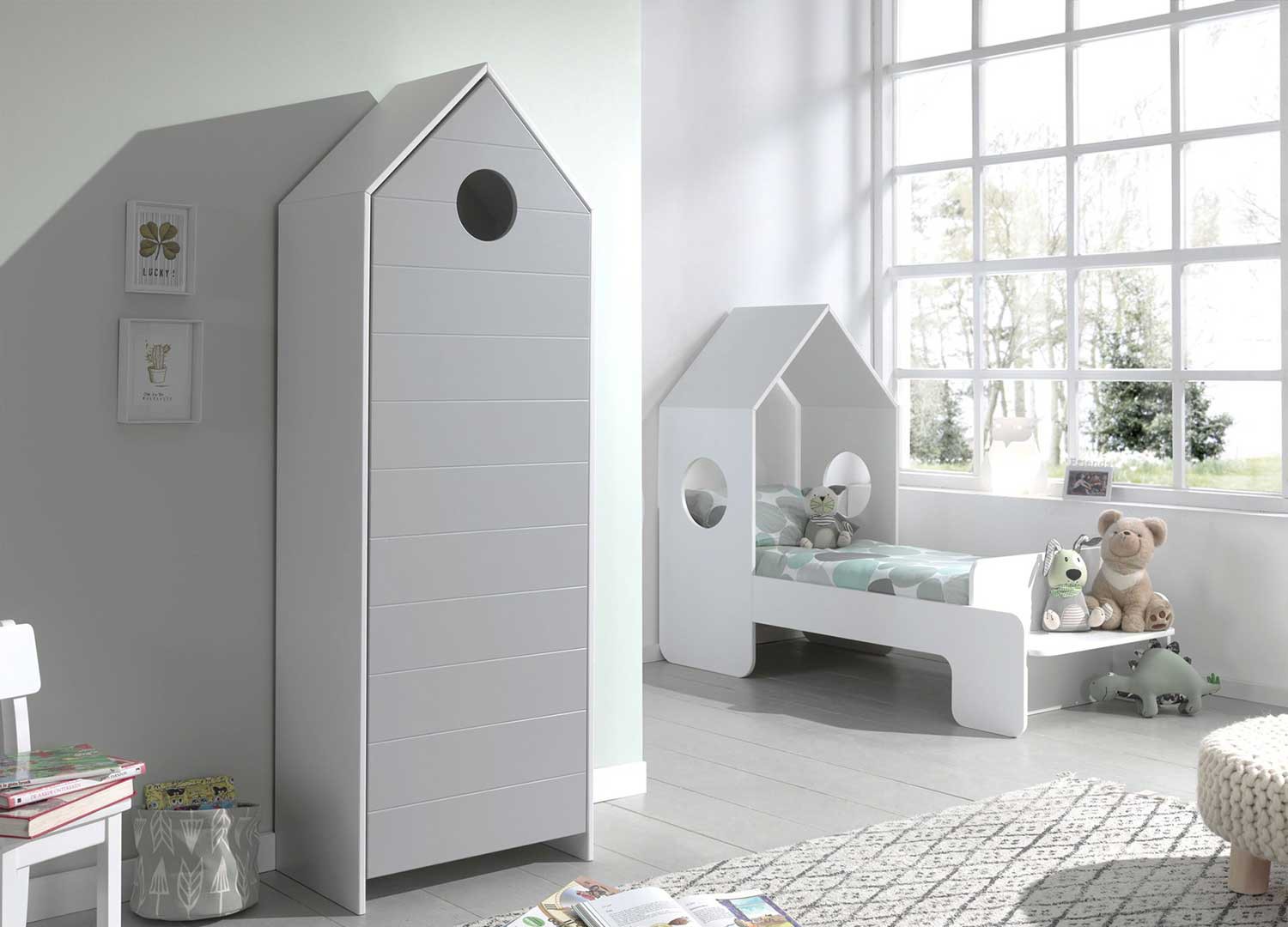 Armoire de rangement chambre enfant couleur vert menthe