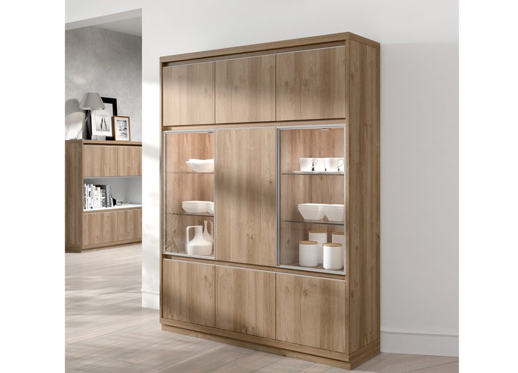 Bahut haut contemporain en bois ADEN 2921
