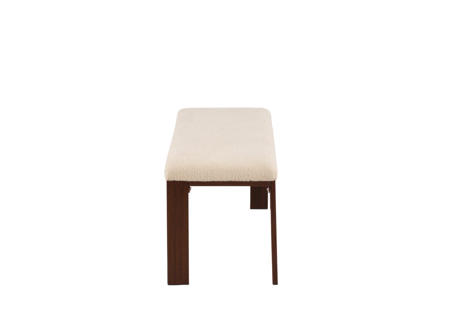 Vue produit du banc Chester blanc