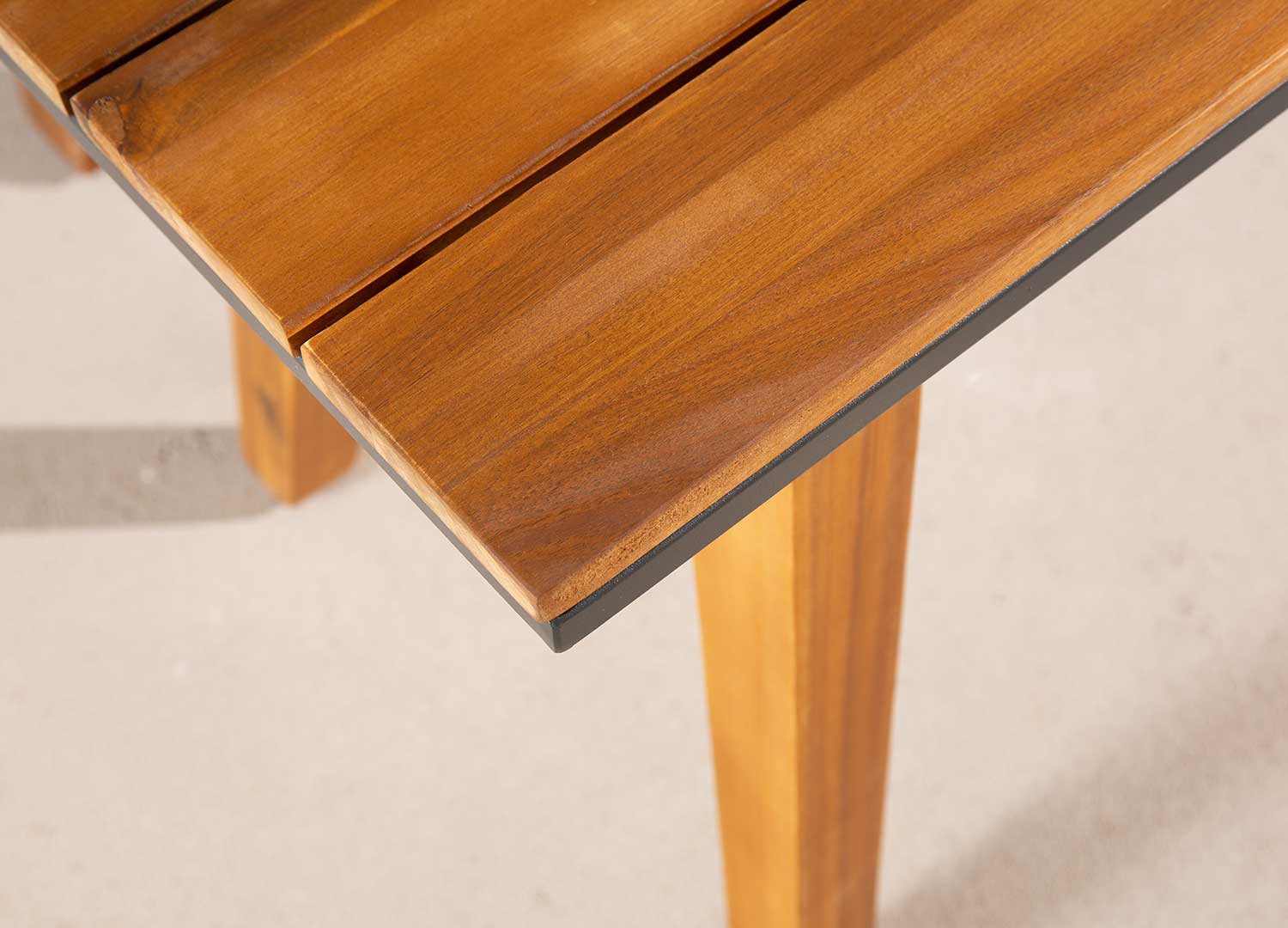 Banc de jardin en bois d'acacia 180 cm