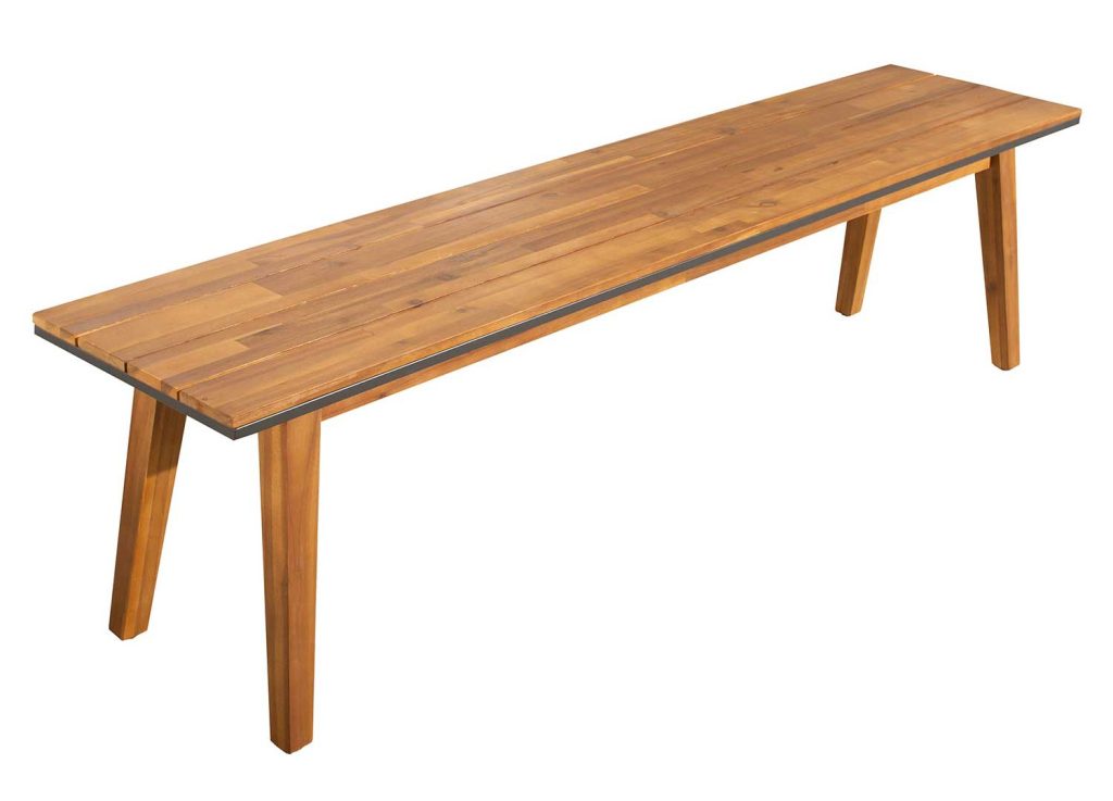 Banc de jardin en bois d'acacia 180 cm