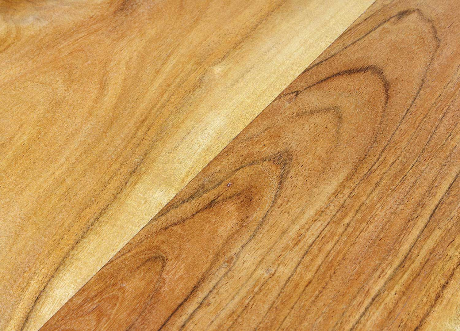 Banc en bois d'acacia 200 cm avec dossier Solena