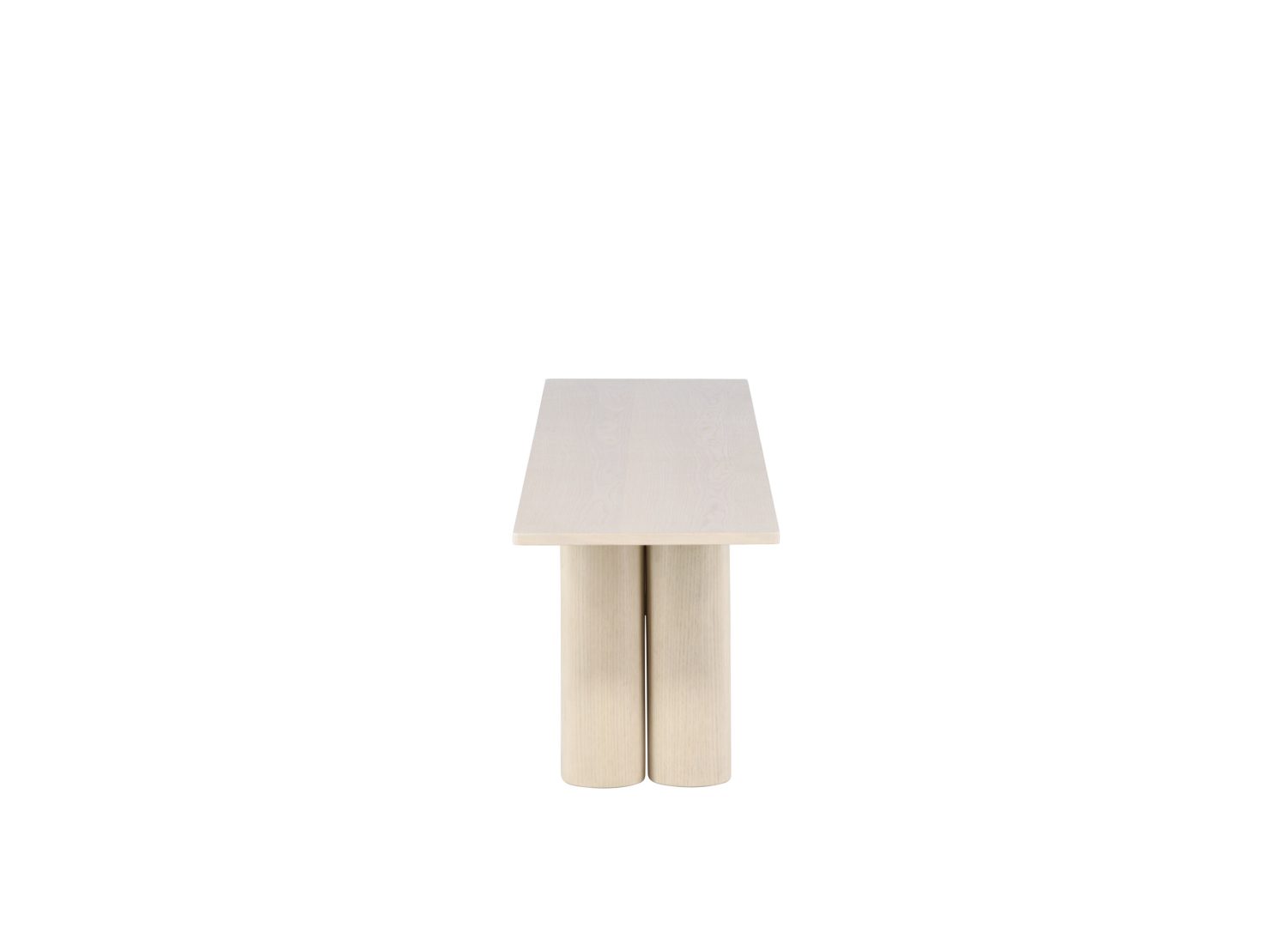 Vue produit du banc Olivia blanchi