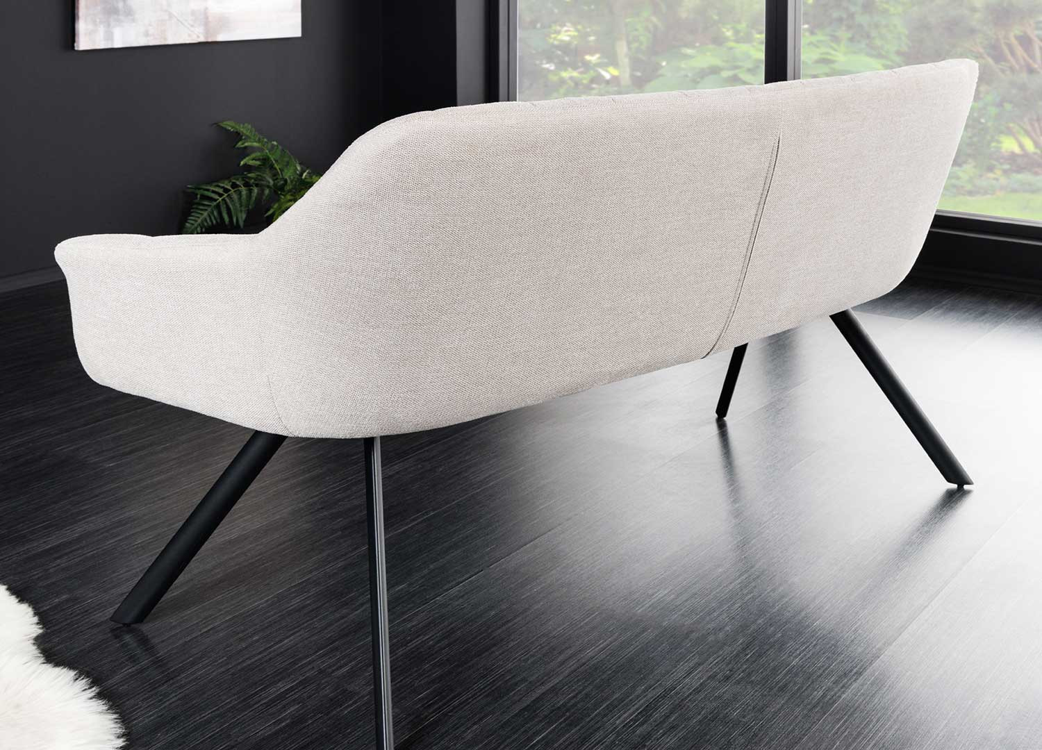 Banquette papillon 165 cm beige