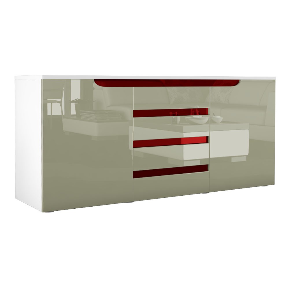 Buffet 2 portes & 4 tiroirs 139 cm