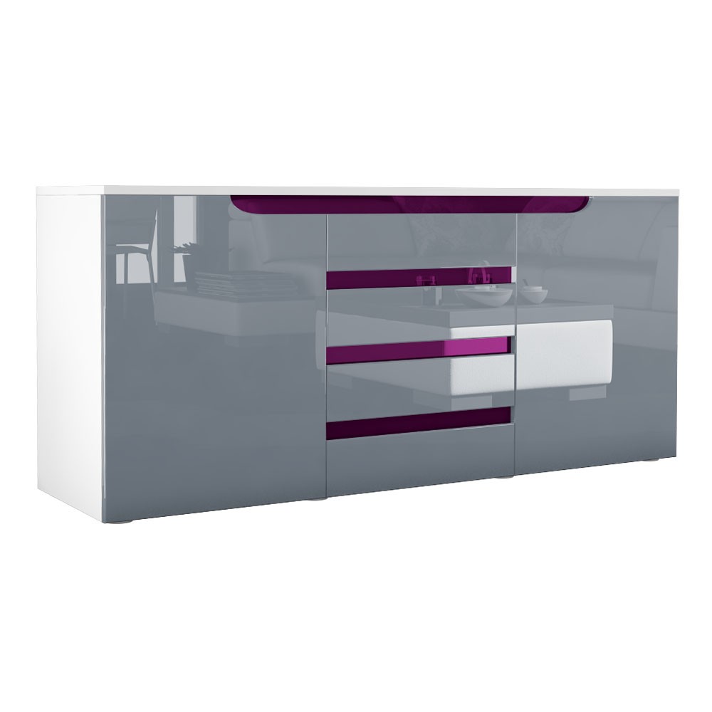 Buffet 2 portes & 4 tiroirs 139 cm