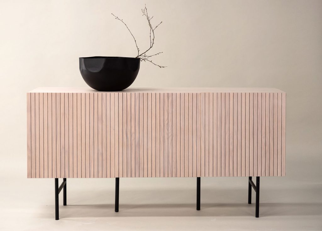 Buffet 3 portes bois contemporain