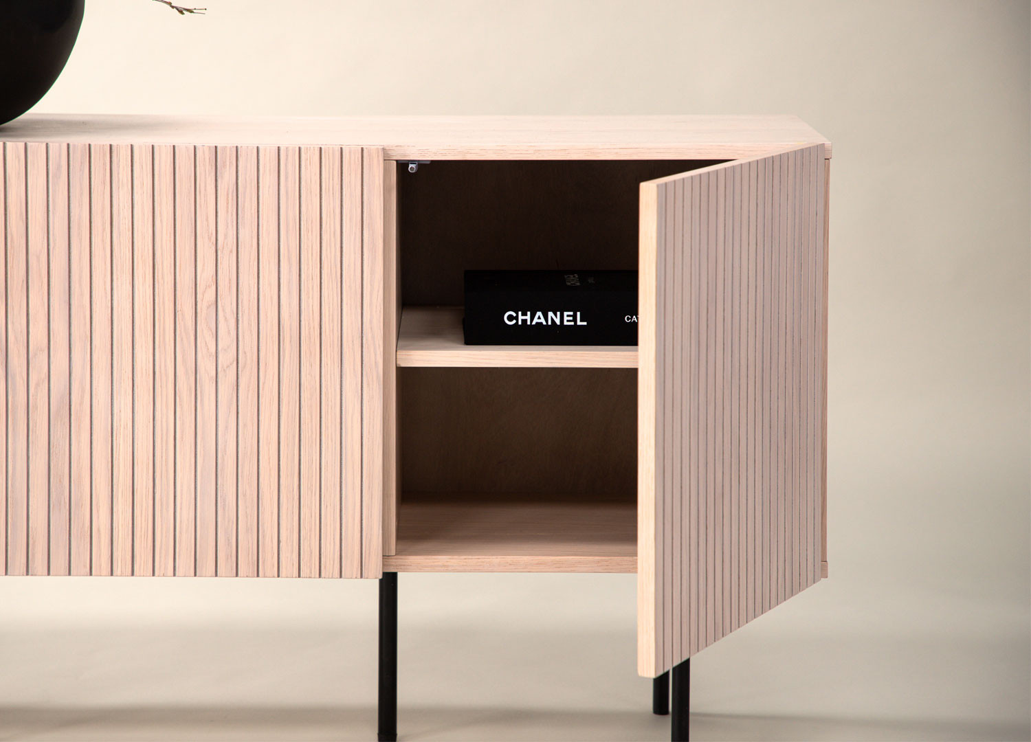 Buffet 3 portes bois contemporain