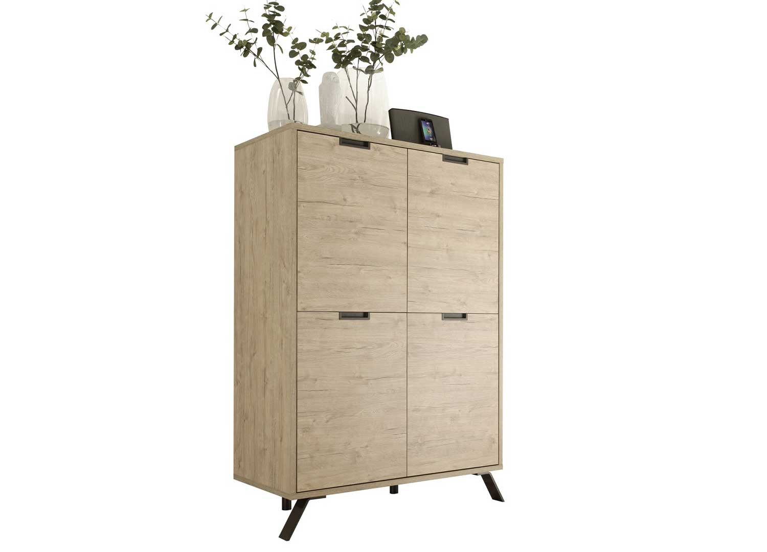 Buffet bahut haut 4 portes chêne