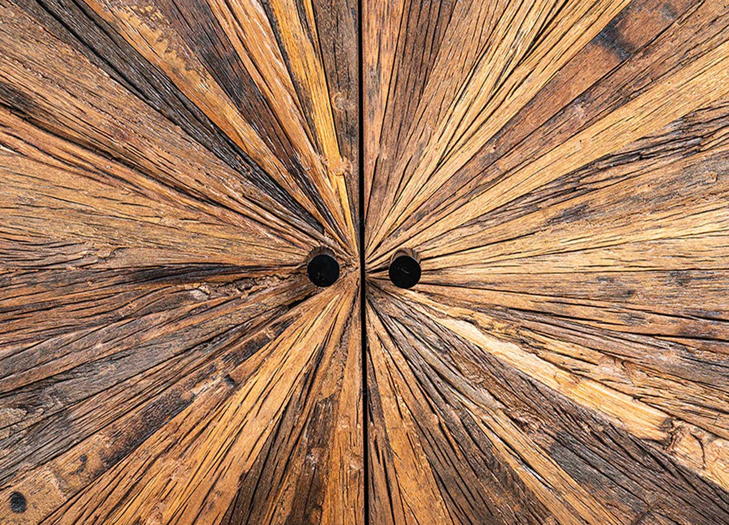 Buffet bois de manguier et bois de teck 4 portes Taylor