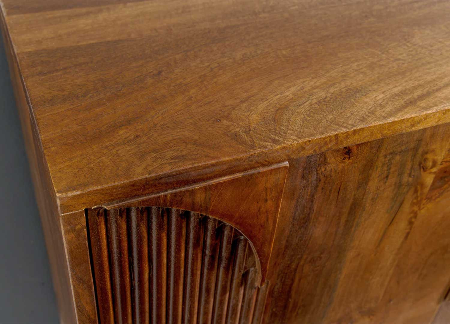 Buffet en bois de manguier marron 170 cm Davis