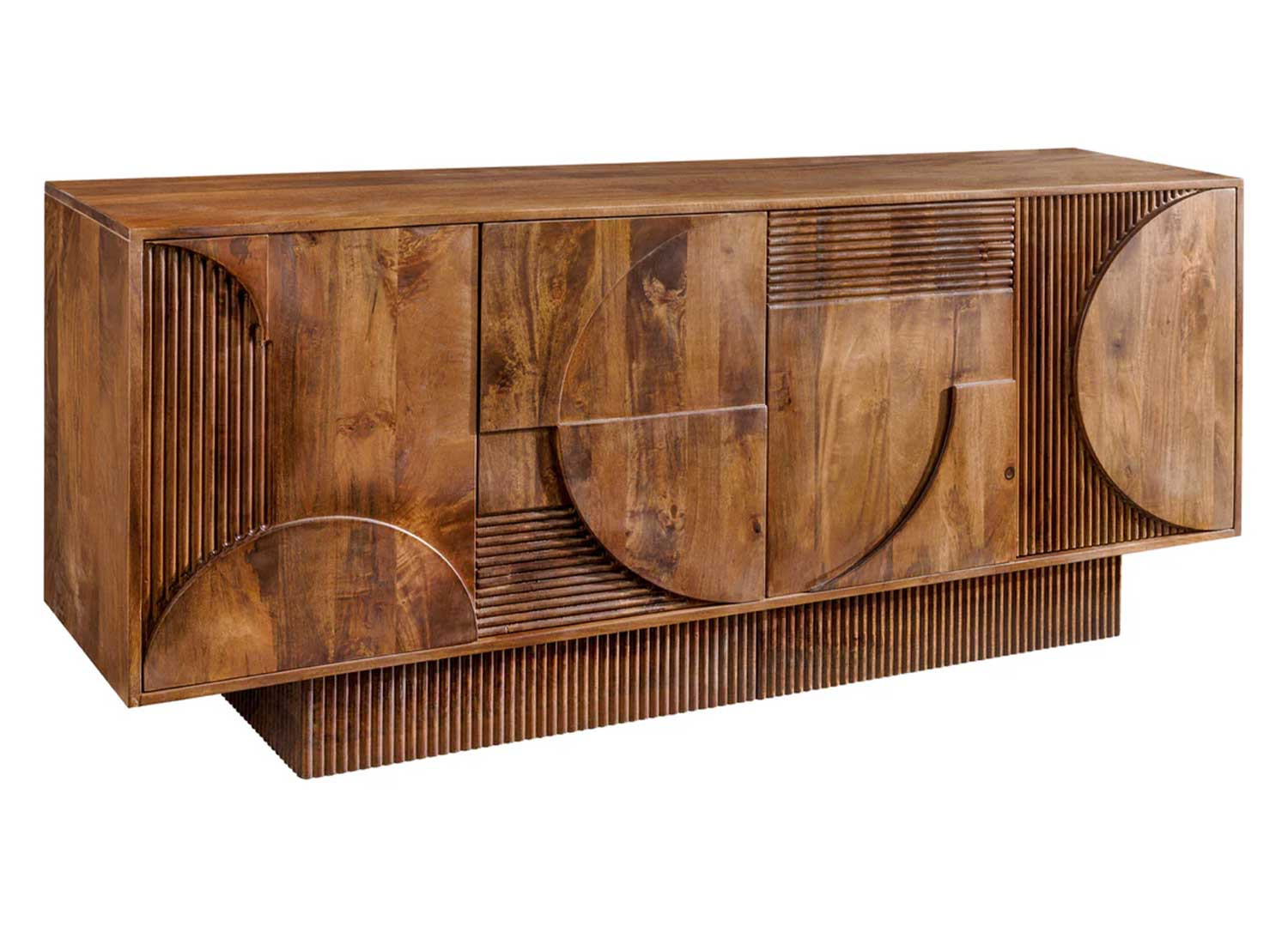 Buffet en bois de manguier marron 170 cm Davis
