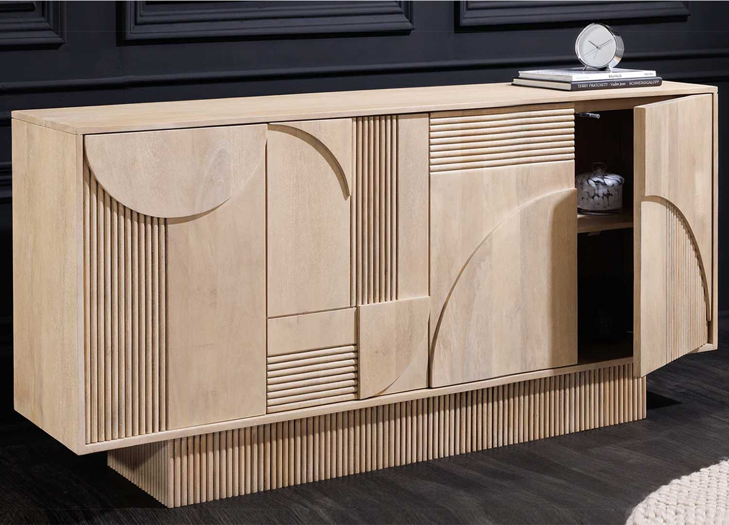 Buffet manguier et acacia 4 portes Davis