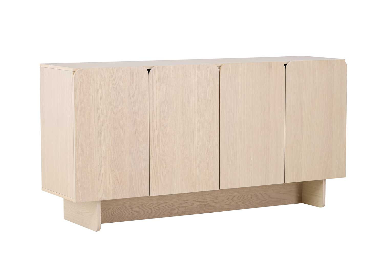 Buffet en MDF imitation chêne blanchi TYRESO