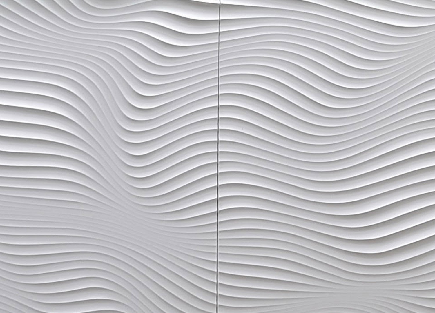 Buffet haut 2 portes blanc laqué à led