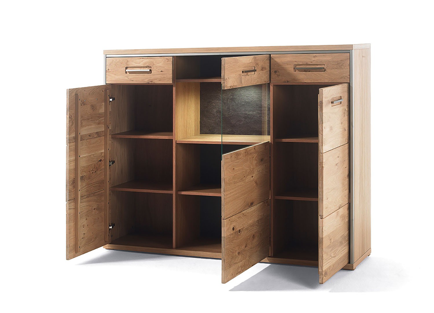 Buffet haut design bois massif