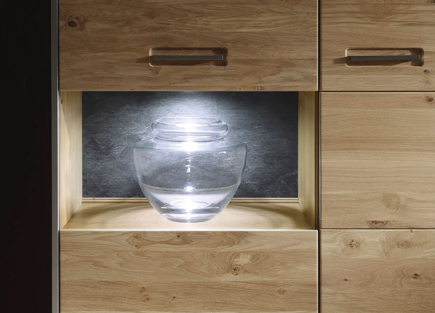 Buffet haut design bois massif