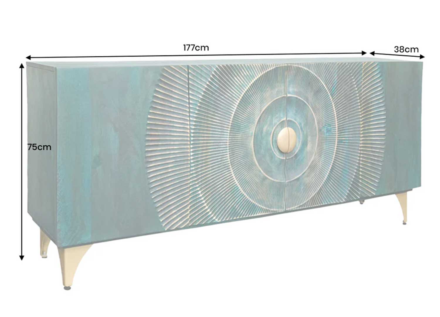 Dimensions du buffet Sunset 180 cm