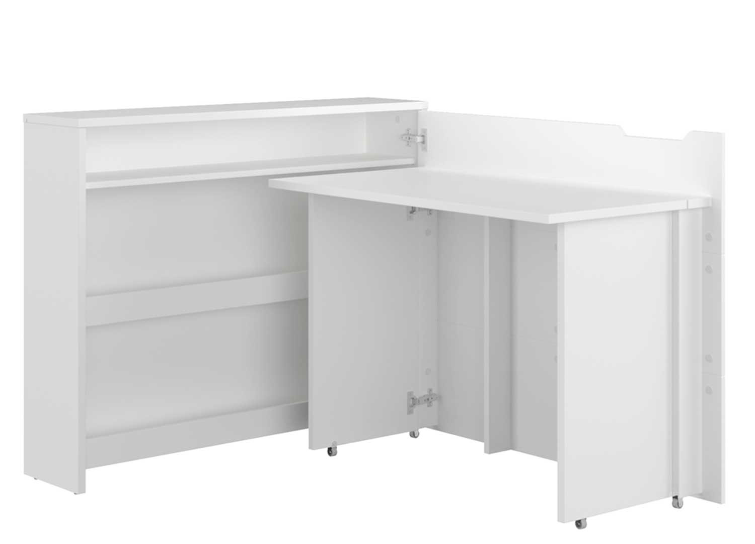 Bureau pliant blanc 115 cm Work Concept