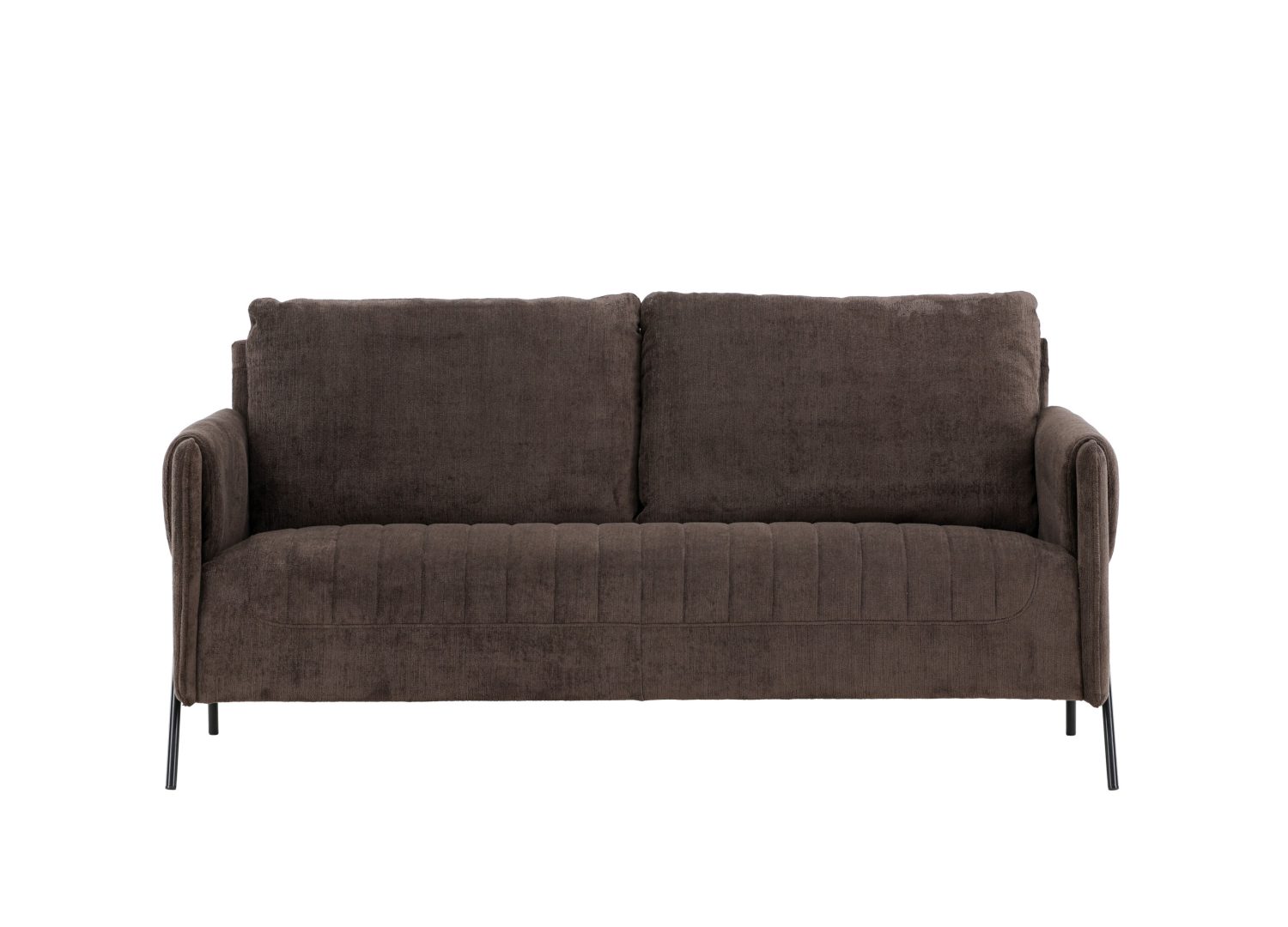 Vue détaillée du canapé Indigo marron