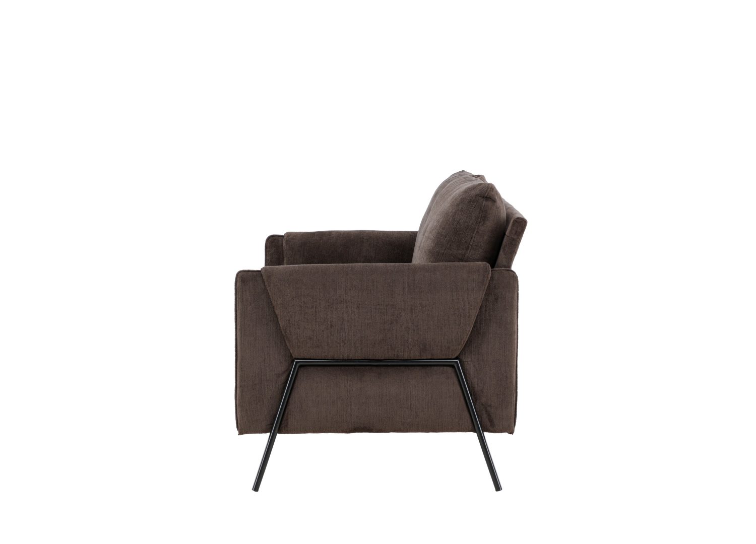 Vue produit du canapé Indigo marron
