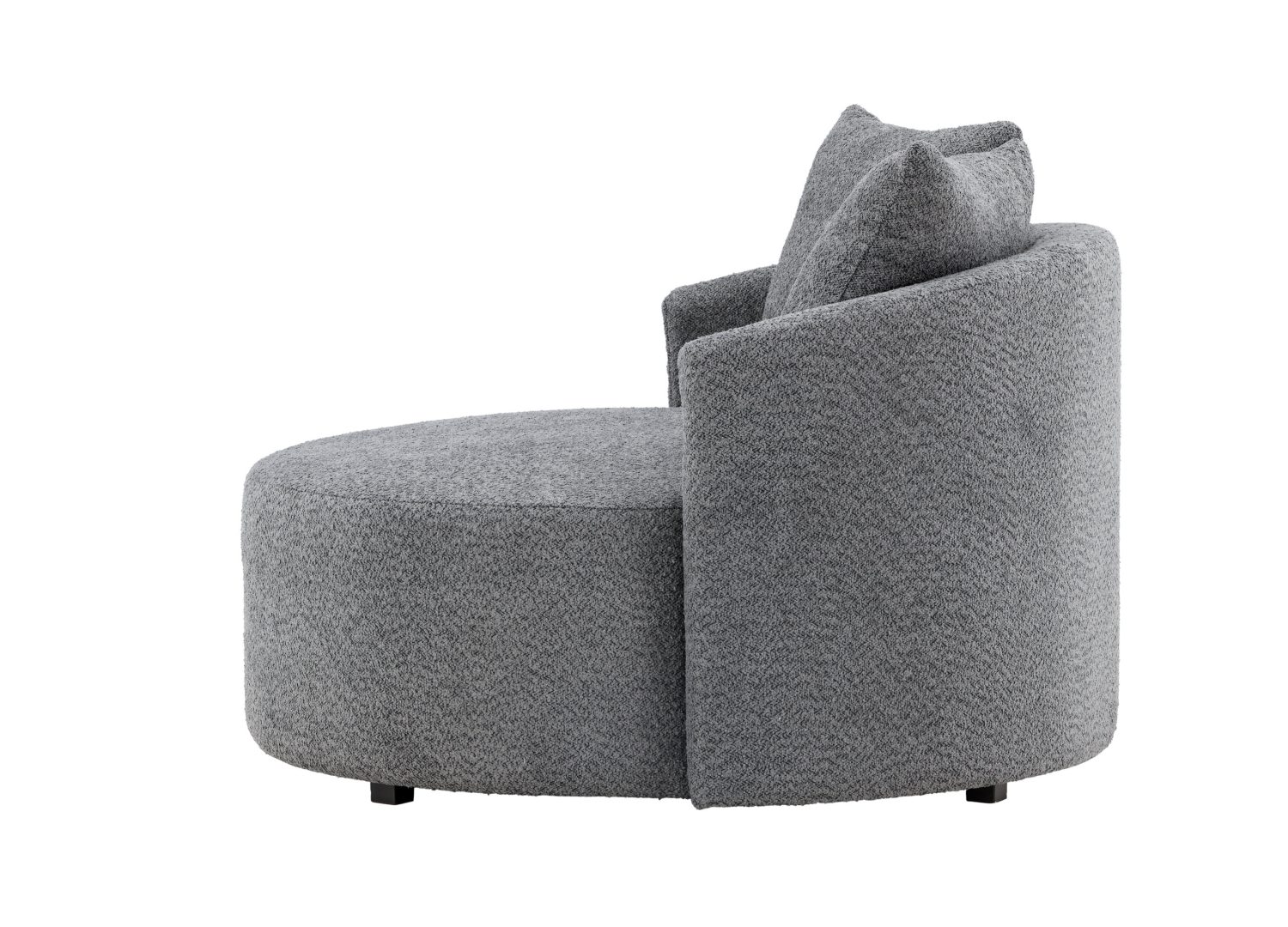 Vue produit du canapé Kelso gris