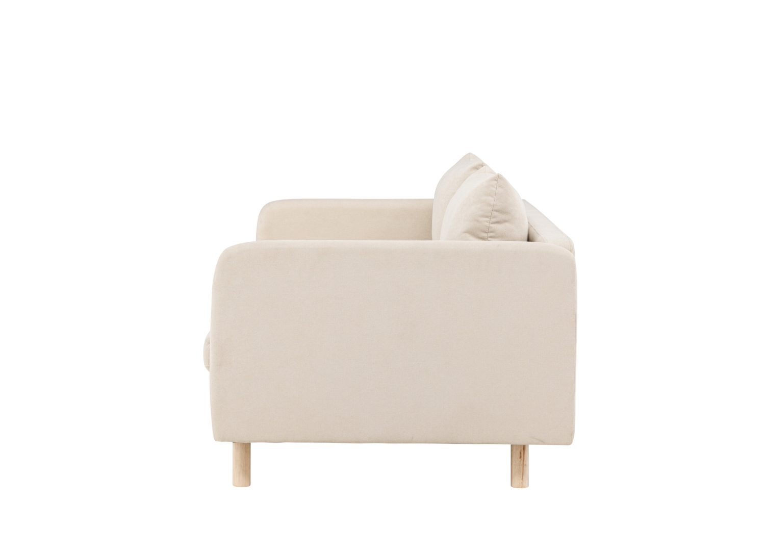 Vue produit du canapé Zero beige