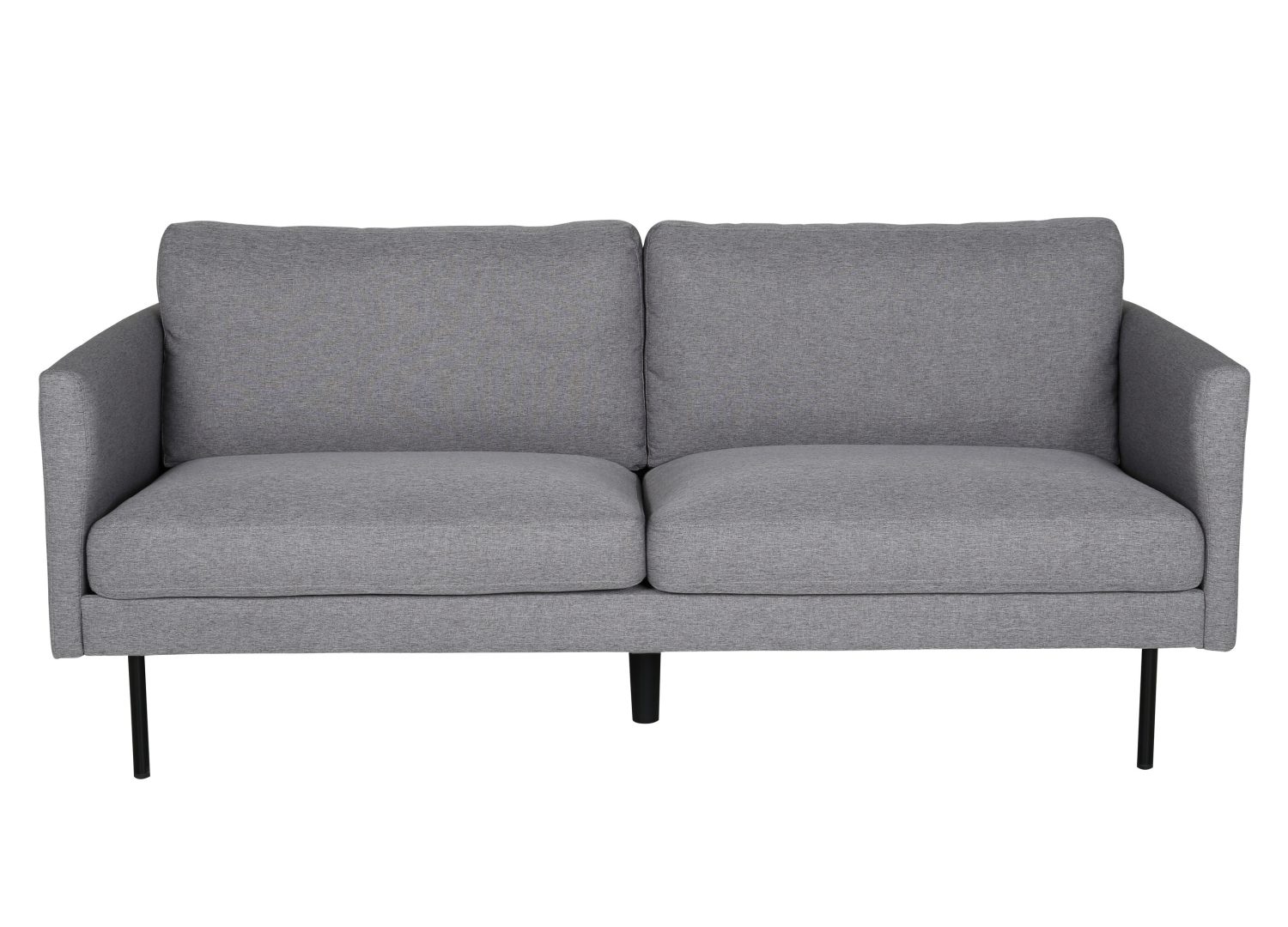 Vue détaillée du canapé Zoom gris