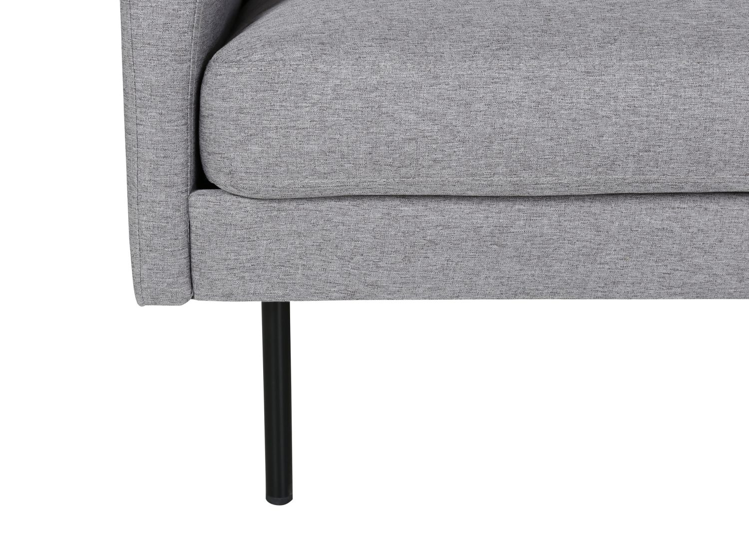 Détail du revêtement du canapé Zoom gris