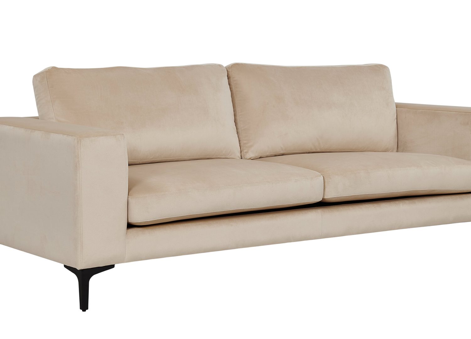 Détail du revêtement du canapé Bolero beige
