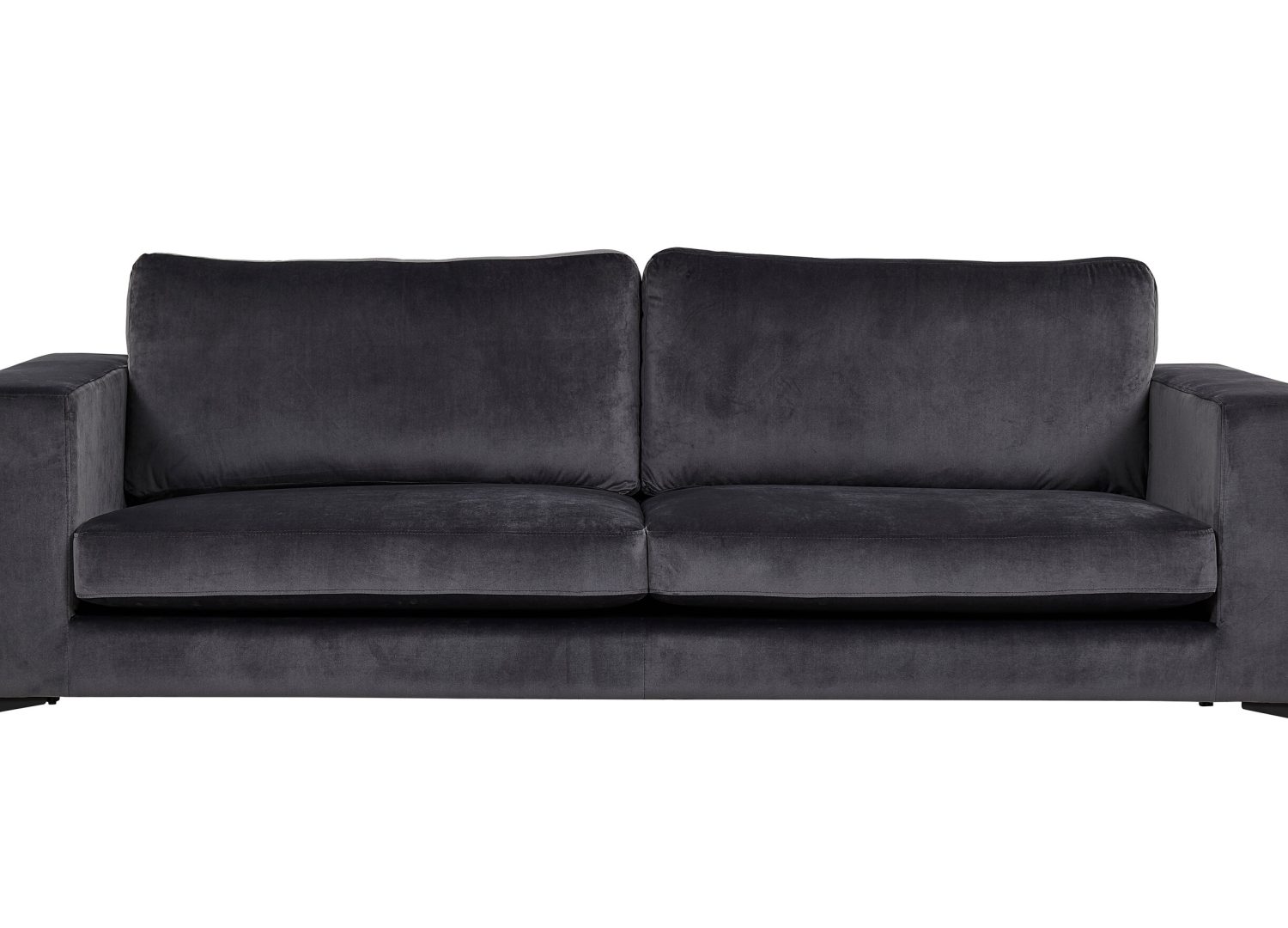 Vue détaillée du canapé Bolero gris