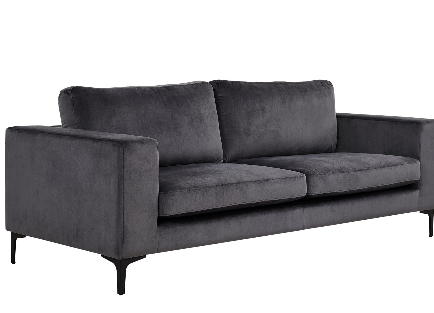 Détail du revêtement du canapé Bolero gris