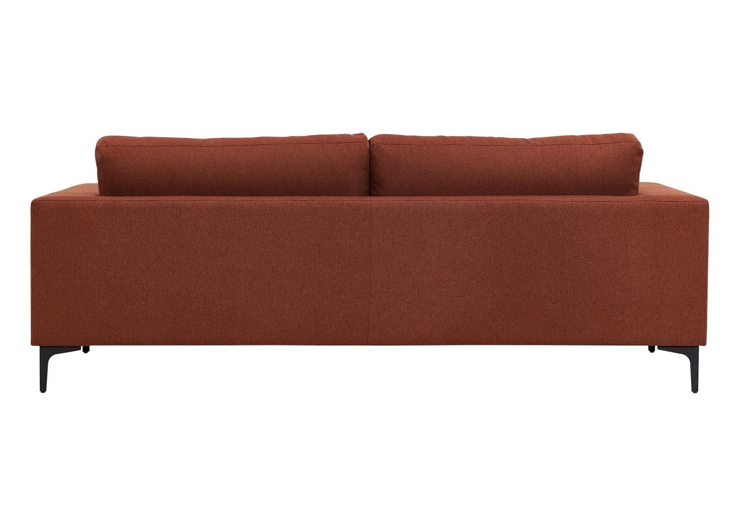 Vue détaillée du canapé Bolero rouge