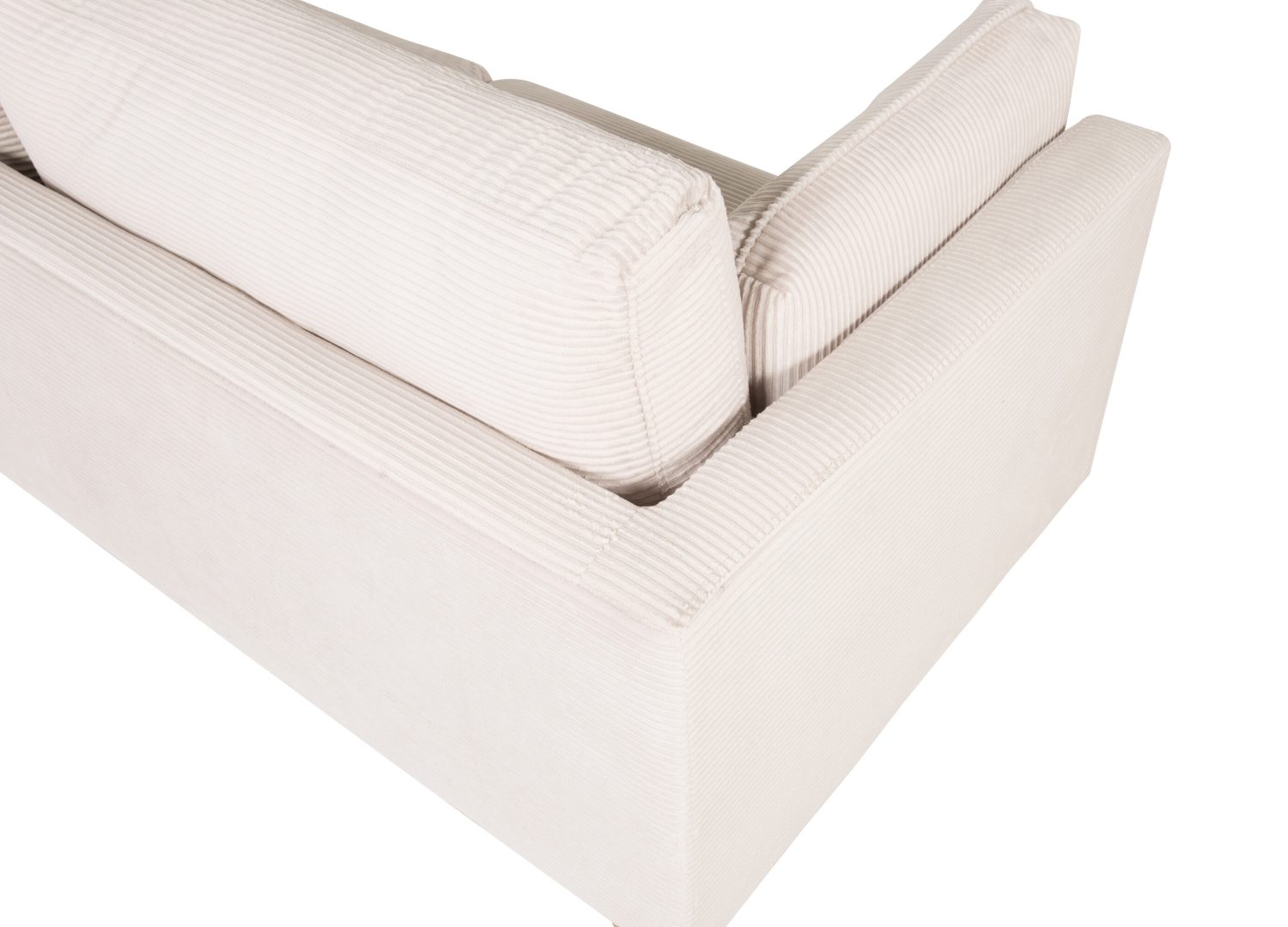 Détail du piètement et des finitions du canapé Boom