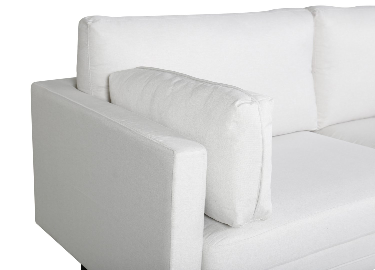 Détail du revêtement du canapé Boom beige clair