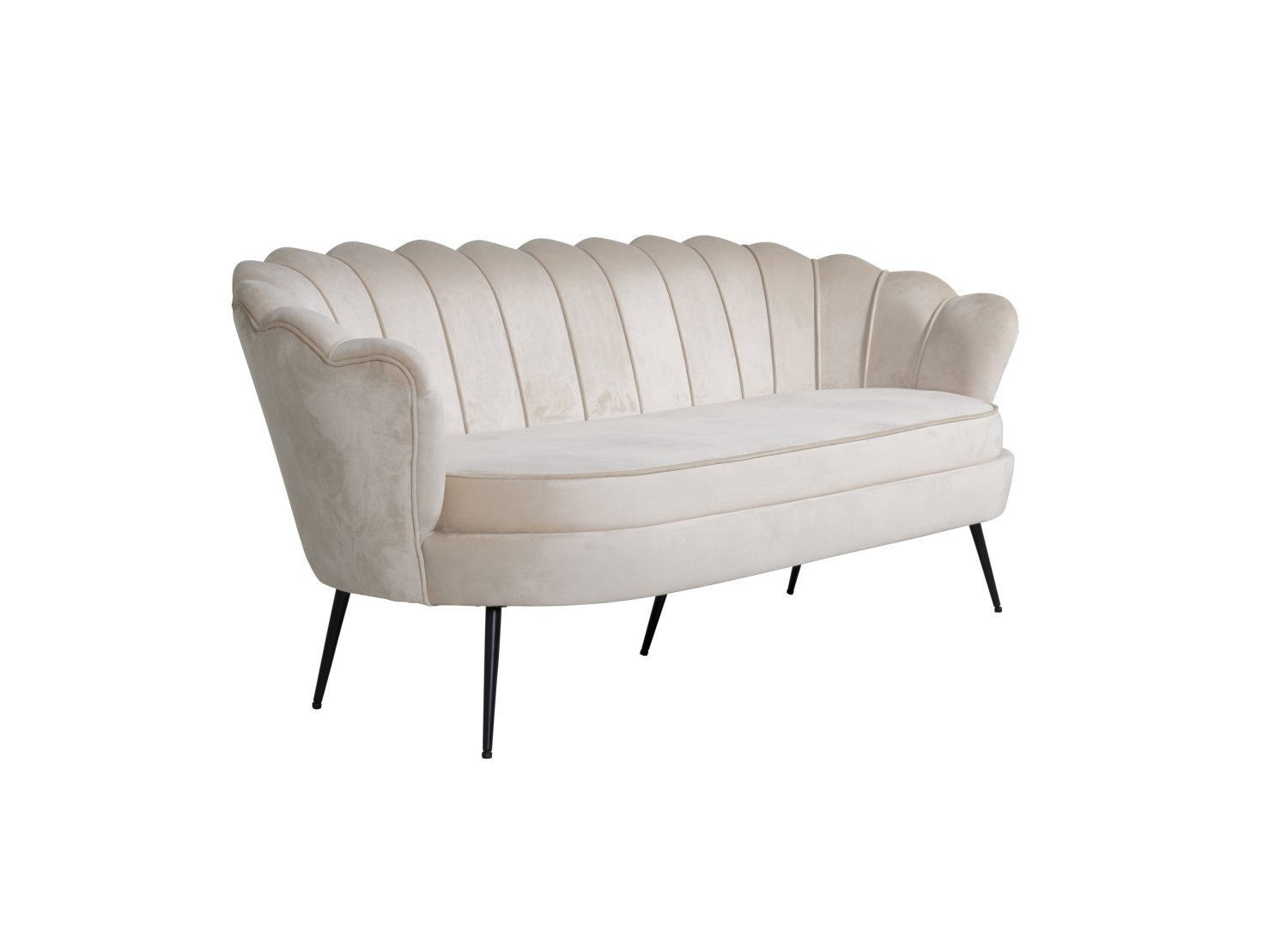 Détail du revêtement du canapé Calais beige