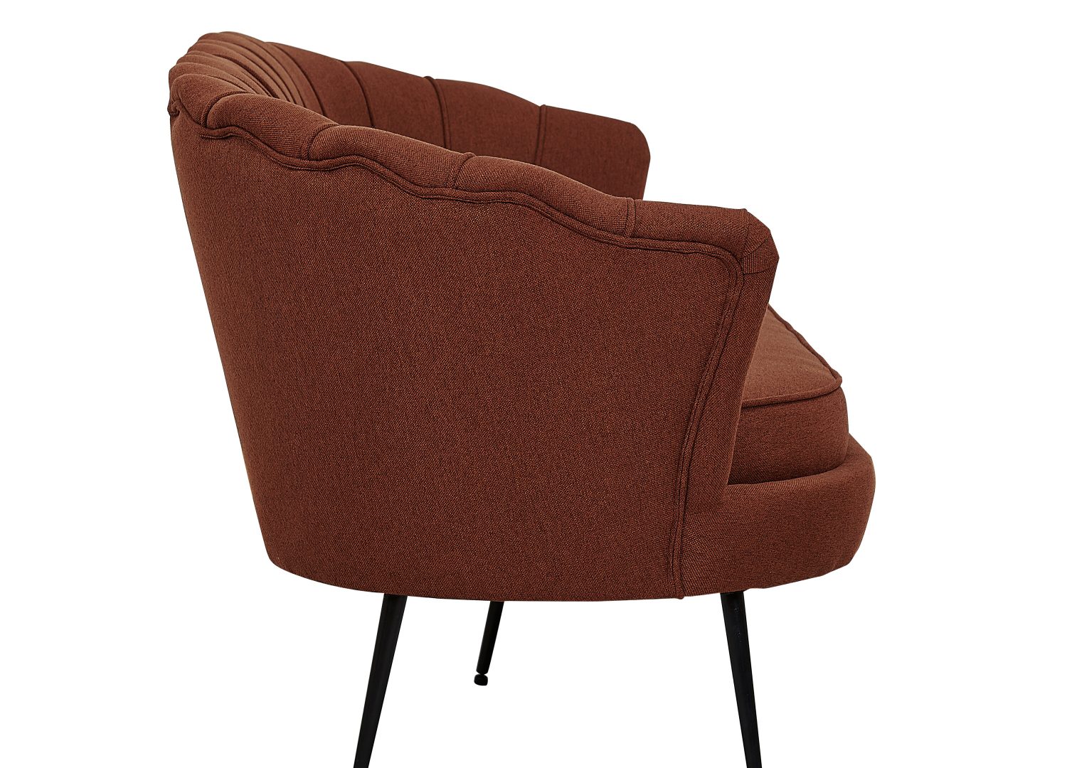 Vue produit du canapé Calais rouge