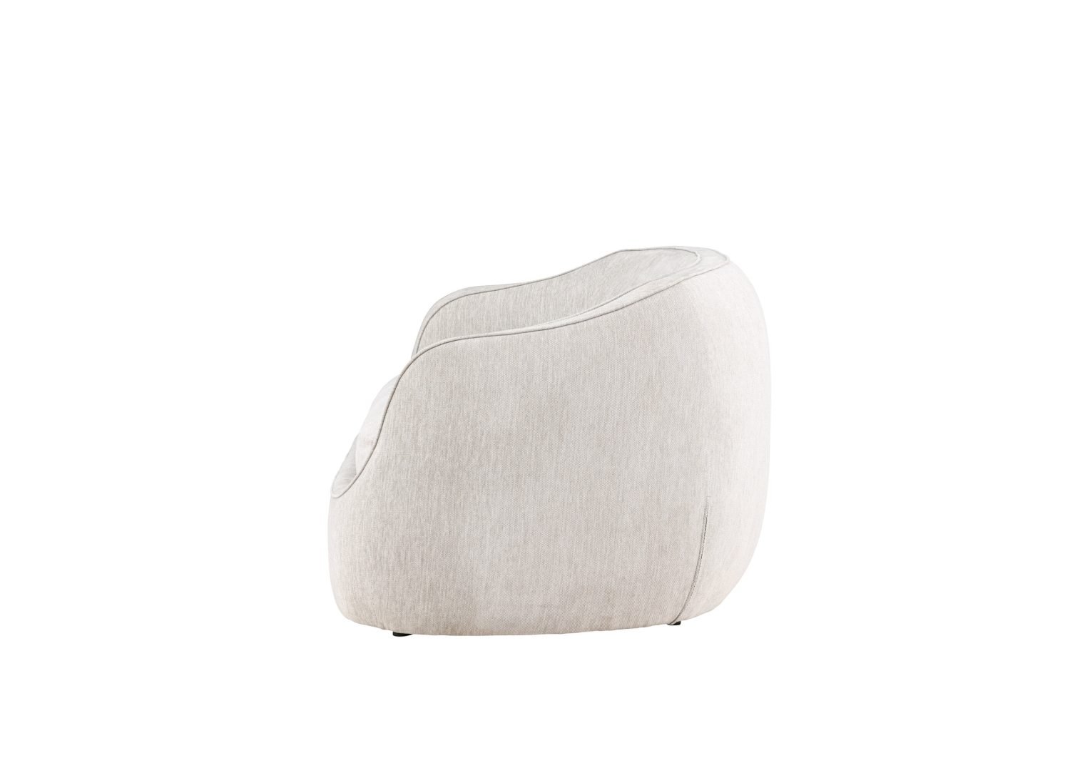 Vue produit du canapé Elio gris clair
