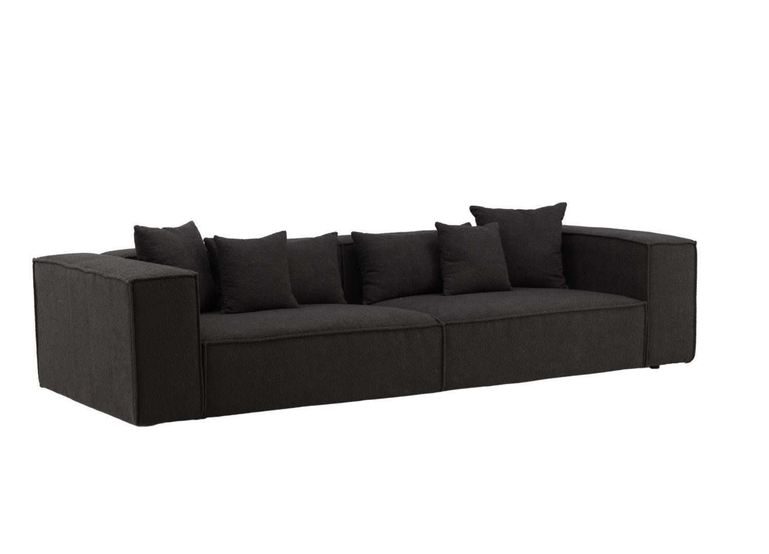 Détail du revêtement du canapé Gillholmen noir