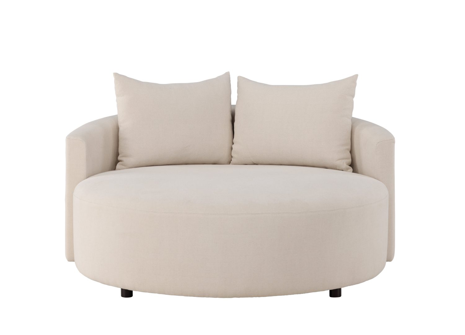 Vue détaillée du canapé Kelso beige