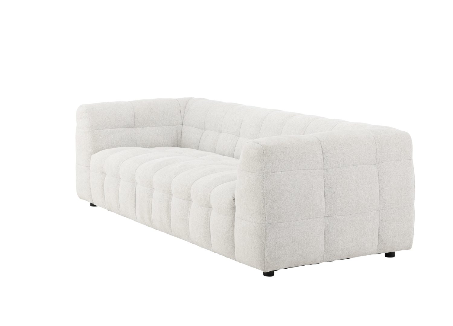 Détail du revêtement du canapé Malou beige