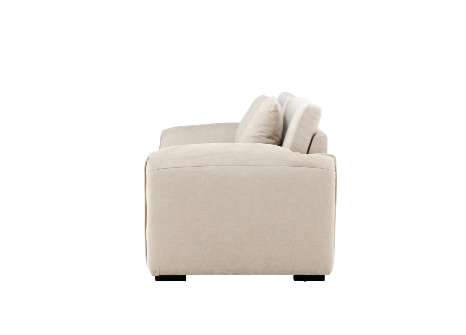 Vue produit du canapé Malva marron / beige