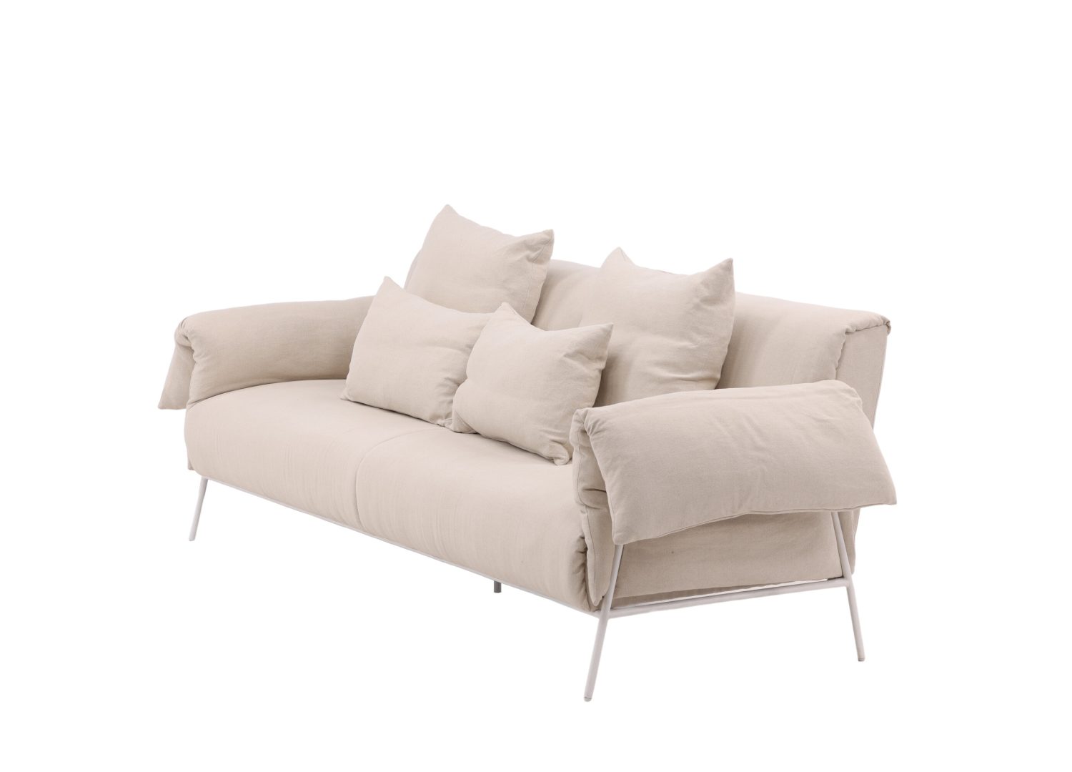 Détail du revêtement du canapé Öckerö beige