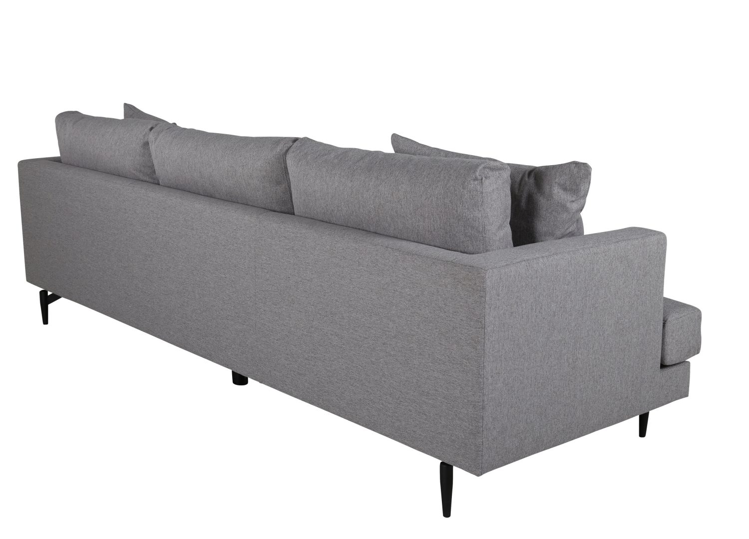 Vue produit du canapé Sofia gris